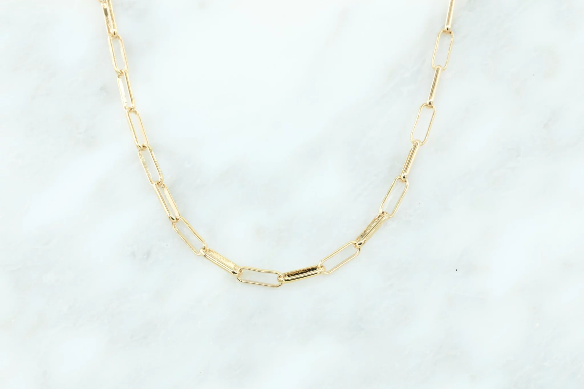 Gold-plated schakelketting