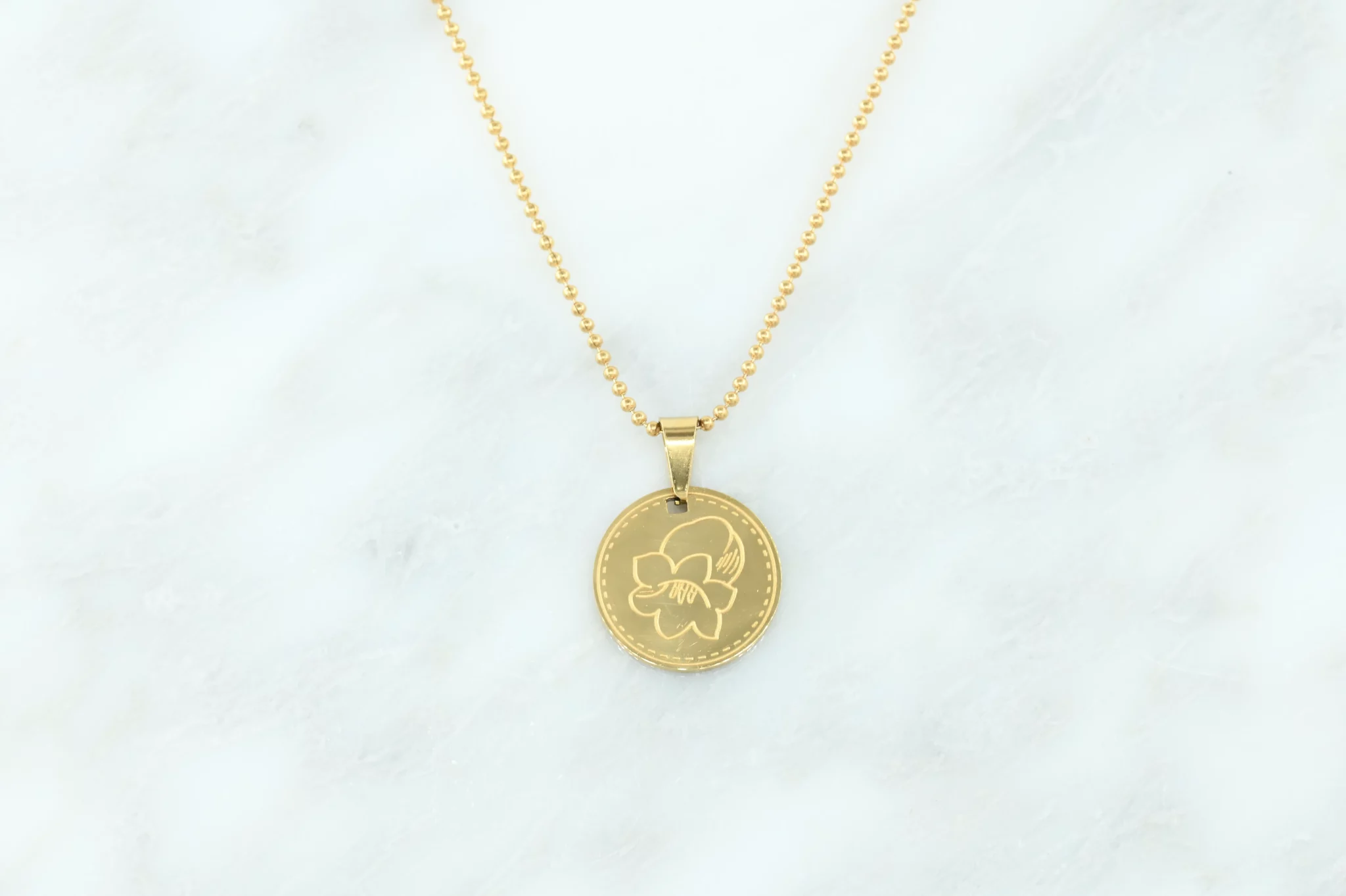 Ketting met geboortebloem mei: Lilly of the Valley