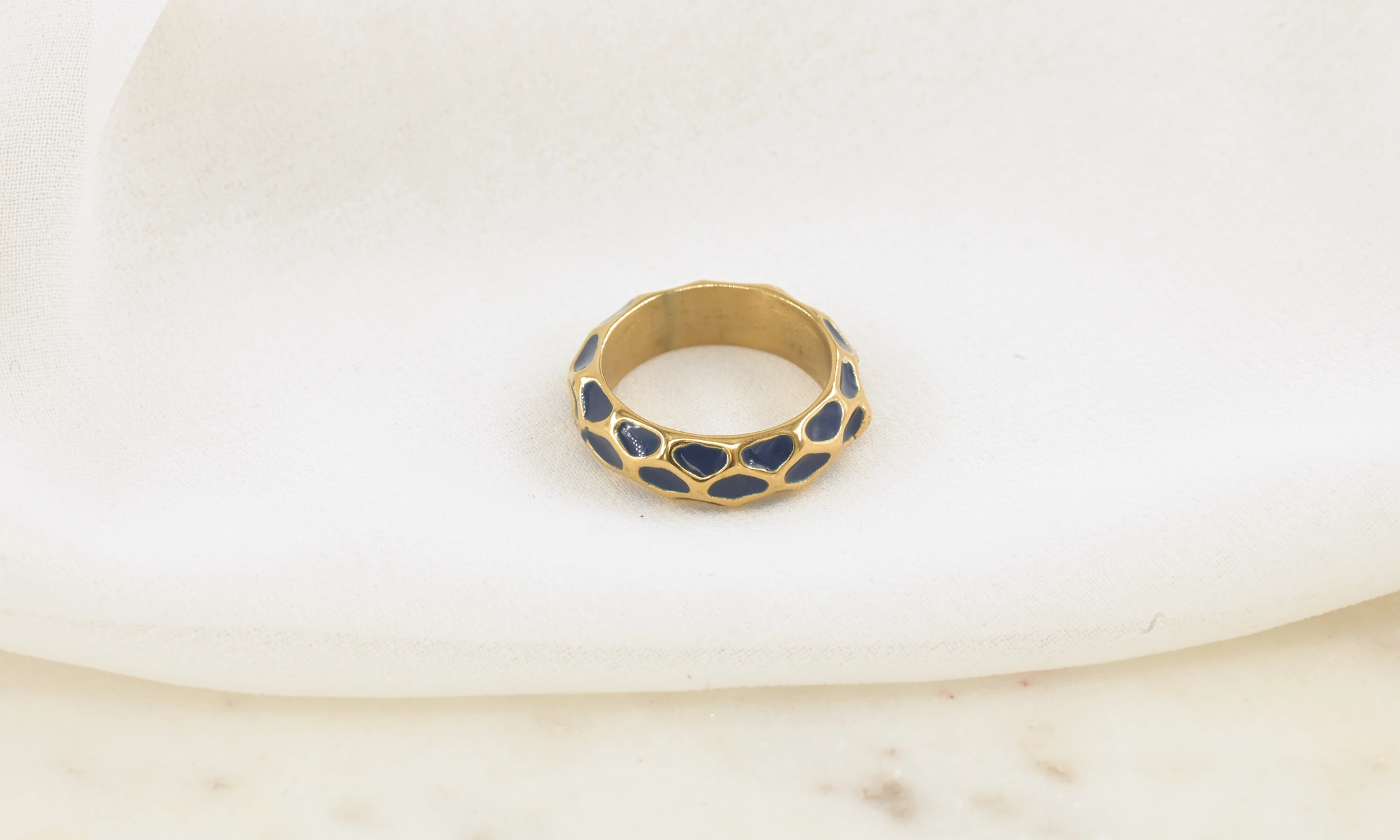 Blauwe ring