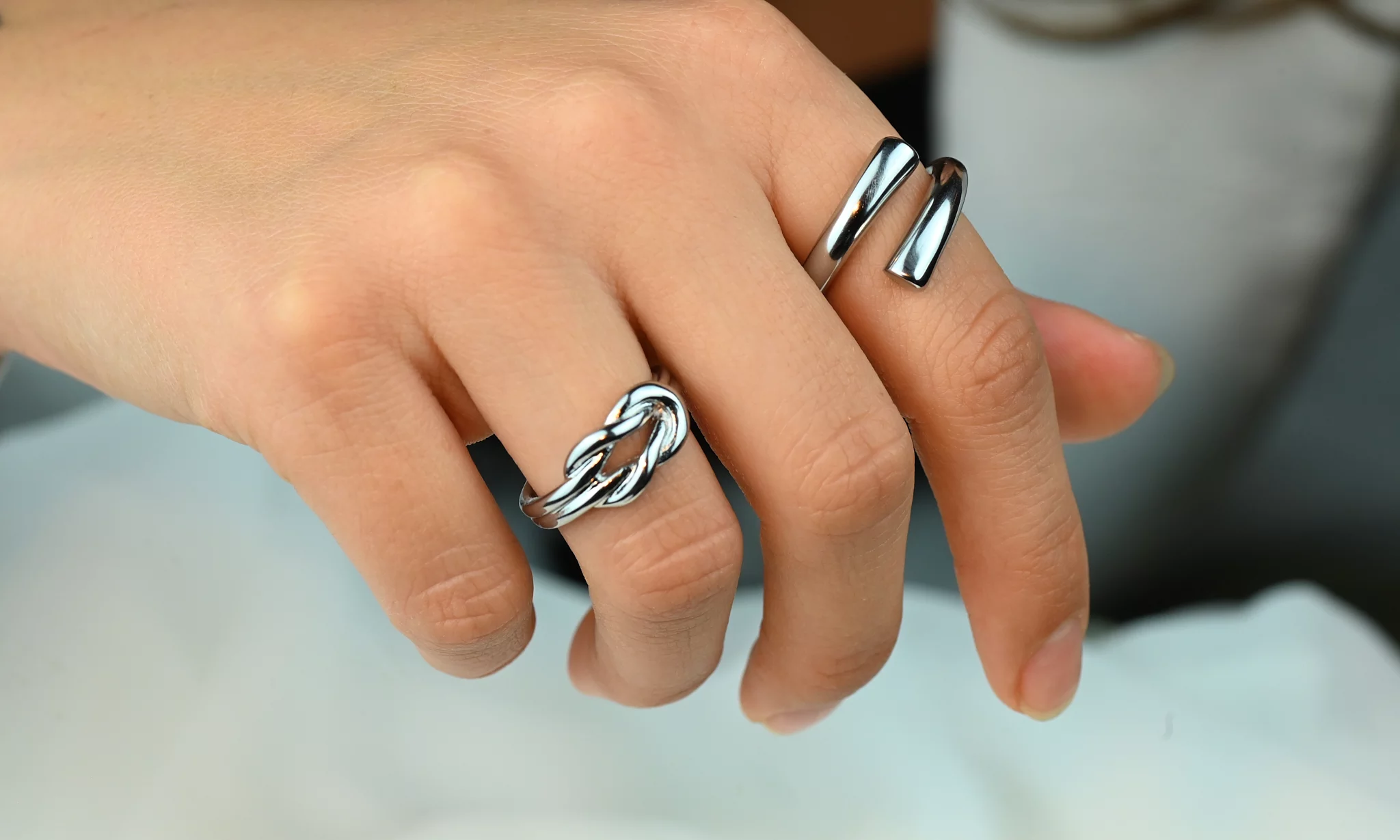 Ring met infinity symbool